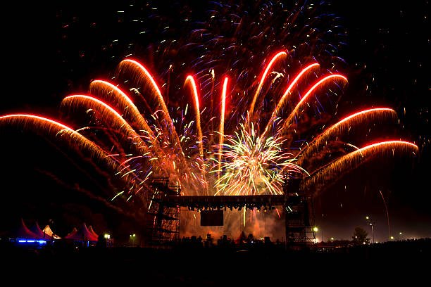 Fuegos artificiales celebración